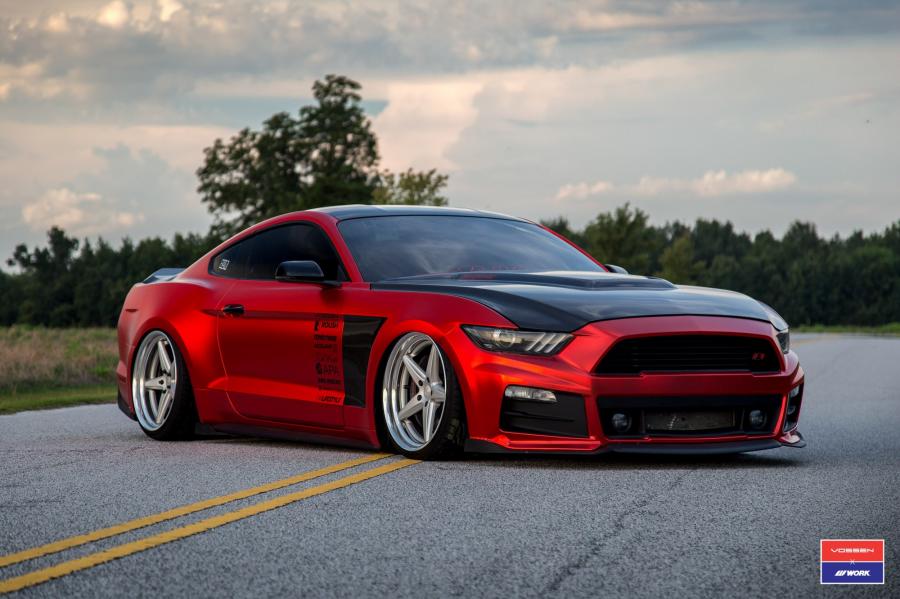 Ford Mustang GT X Work on Vossen Wheels (VWS-3) '2016